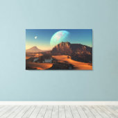 Oasia (Triptych) Leinwanddruck (Insitu (Holzboden))