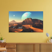 Oasia (Triptych) Leinwanddruck (Insitu (Wohnzimmer))