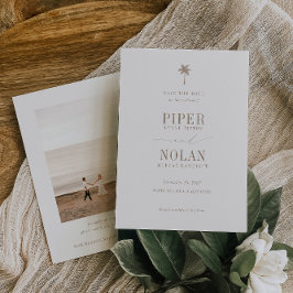 OASIS Beach Wedding Foto Save The Date