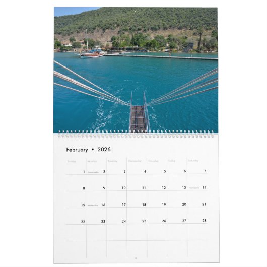 "Oasis"-Boot in Fethiye Kalender (Feb 2026)