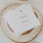 OASIS Coastal Beach Wedding Serviette