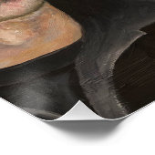 Oasis Gallagher Brothers Oil Painting Print Poster (Ecke)