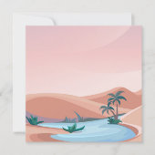 Oasis Landschaften Einladung (Vorderseite)
