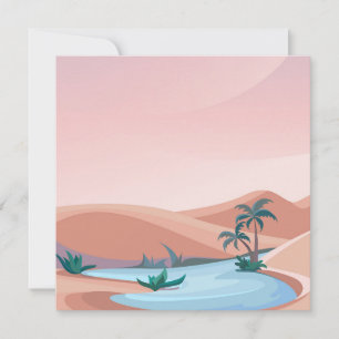 Oasis Landschaften Einladung
