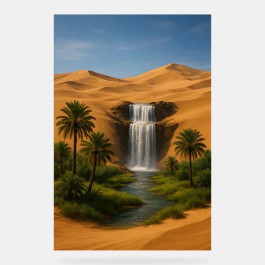 Oasis of Hope Acrylschild (Vorderseite)