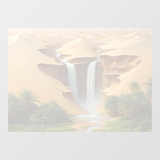 Oasis of Hope Fensteraufkleber (Blatt)