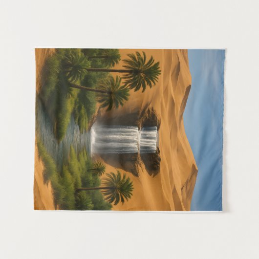 Oasis of Hope Wandteppich (Vorderseite (Horizontal))