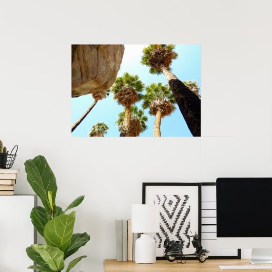 Oasis Palms am Joshua-Tree-Nationalpark Poster (Heimbüro)