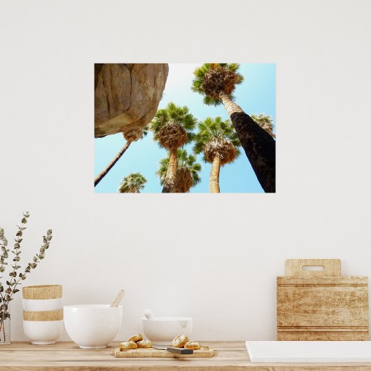 Oasis Palms am Joshua-Tree-Nationalpark Poster (Küche)