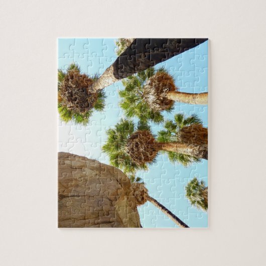 Oasis Palms am Joshua-Tree-Nationalpark Puzzle (Vertikal)