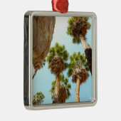 Oasis Palms am Joshua-Tree-Nationalpark Silbernes Ornament (Rechts)