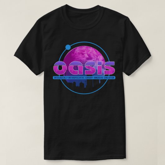 Oasis (Ready Player One) Klassischer T - Shirt (Design vorne)