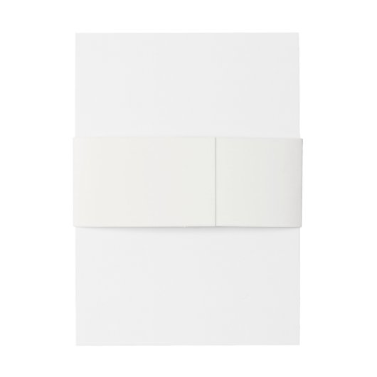 OASIS Sandy Taupe Minimalist Einladungsbanderole (Rückseitenbeispiel)