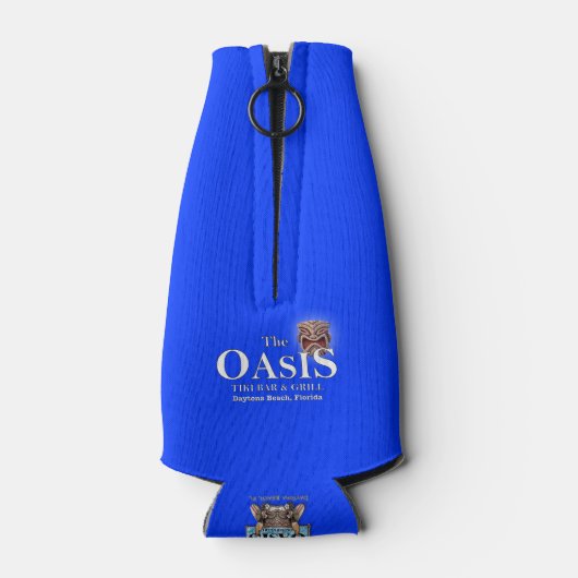 Oasis Tiki Bar and Grill Flasche Cooler Flaschenkühler (Rückseite)