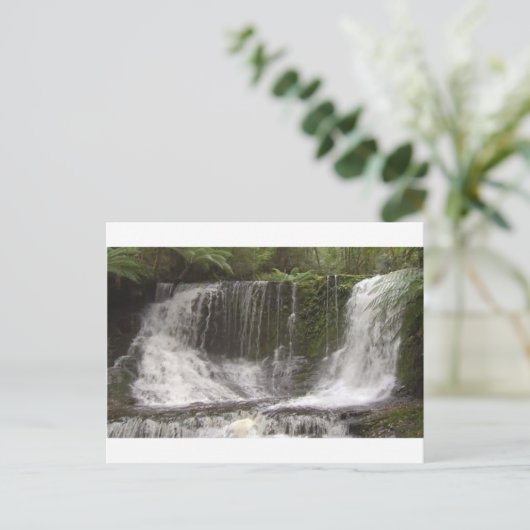 Oasis Wasserfälle in Tasmanien südlich von Austral Postkarte (Stehend Vorderseite)