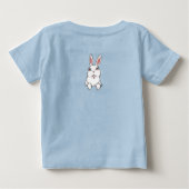Oaster Bunny Baby Shirt Baby Osterteppich Shirt (Rückseite)