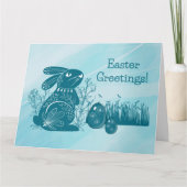 OASTER BUNNY GREETING KARTE (Vorderseite)