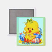 Oaster Chick Magnet (Vorderseite/Rückseite)