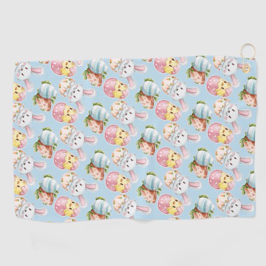 Oaster Critters Golf Handtuch (Horizontal)