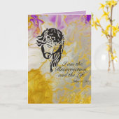 Oaster Hallelujah Karte (Gelbe Blume)