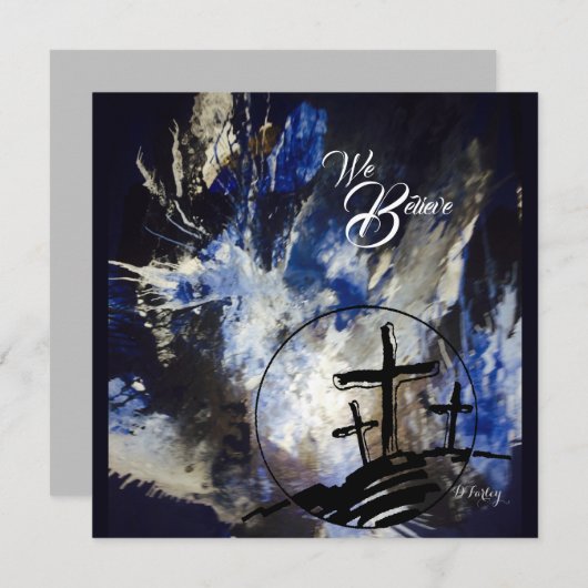 Oaster Hallelujah Note Card Dankeskarte (Vorne/Hinten)