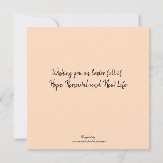 Oaster Hallelujah Note Card Dankeskarte (Rückseite)