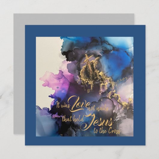 Oaster Hallelujah Note Card Dankeskarte (Vorne/Hinten)