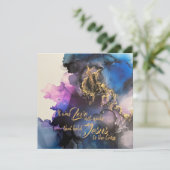 Oaster Hallelujah Note Card Dankeskarte (Stehend Vorderseite)