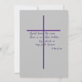 Oaster Hallelujah Notecard Dankeskarte (Rückseite)