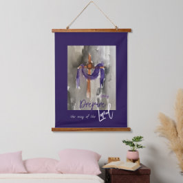 Oaster Hallelujah Notecard Wandteppich Mit Holzrahmen