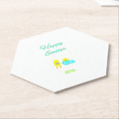 Oaster Hatchlings Hexagon Paper Untersetzer (angewinkelt)
