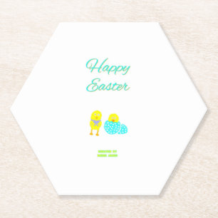 Oaster Hatchlings Hexagon Paper Untersetzer