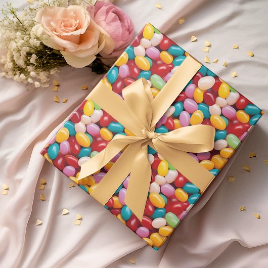 Oaster Jelly Bean Pattern Geschenkpapier
