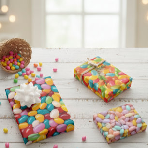 Oaster Jelly Bean Pattern Geschenkpapier Set