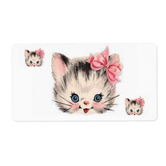 Oaster Labels Kitten (Vorne)