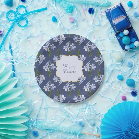 Oaster Lily Bouquet Pappteller (Party)