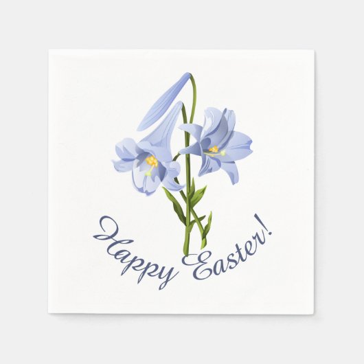 Oaster Lily Bouquet Serviette (Vorderseite)