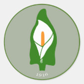 Oaster Lily Stickers (Vorderseite)