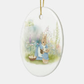 Oaster Peter Rabbit Keramik Ornament (Links)