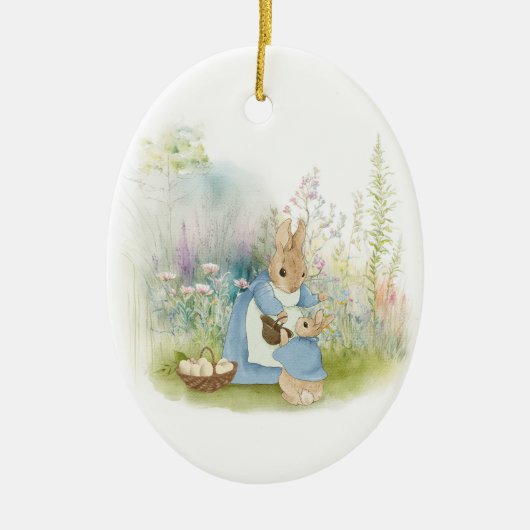 Oaster Peter Rabbit Keramik Ornament (Vorne)