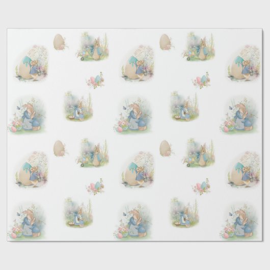 Oaster Peter Rabbit Wrapping Paper Geschenkpapier (Flach)