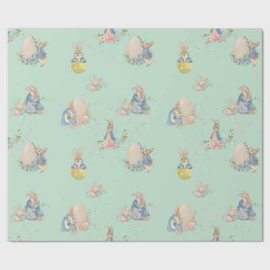 Oaster Peter Rabbit Wrapping Paper Geschenkpapier (Flach)