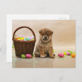 Oaster Shiba Inu Feiertagspostkarte (Vorne/Hinten)
