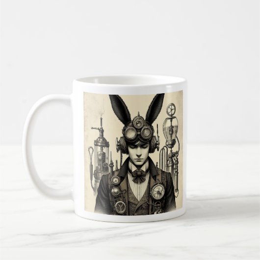 Oaster Steampunk Man Kaffeetasse (Links)