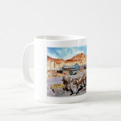 Oatman, Arizona Wild Donkeys Kaffeetasse (Vorderseite Links)