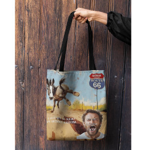 Oatman Esel Route 66 Foto-Souvenir Tasche