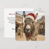 Oatman Weihnachtsgrüße für Esel (Vorne/Hinten)