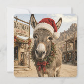Oatman Weihnachtsgrüße für Esel (Vorderseite)