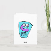 Oatmeal Muffin Day Greeting Card Karte (Rückseite)