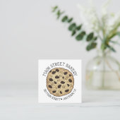 Oatmehl Raisin Cookie Bäckerei Konditorei Koch Quadratische Visitenkarte (Stehend Vorderseite)